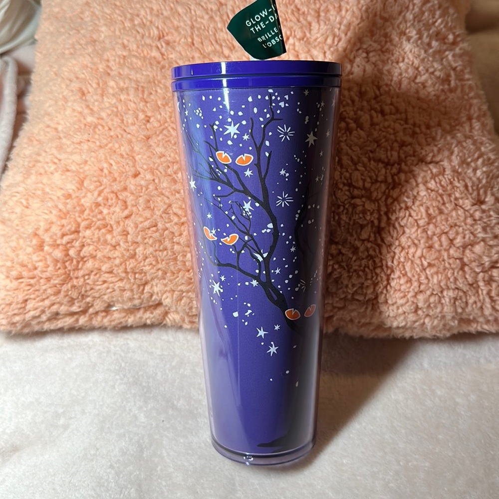 🎃🎃Starbucks 2022 NEW Halloween Fall Tumbler glows in the dark venti size,24 oz